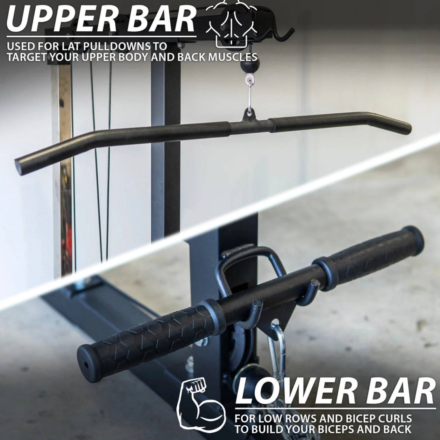 GymSets Lat Pull Down Cable Machine
