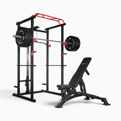 GymSets Power Cage with Cable Pulley