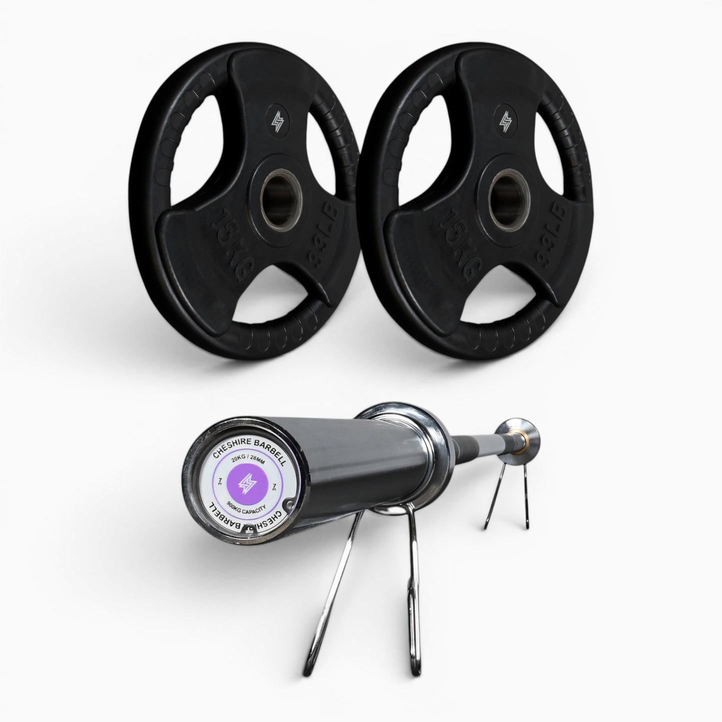 Tri-Grip Olympic Weight Plates