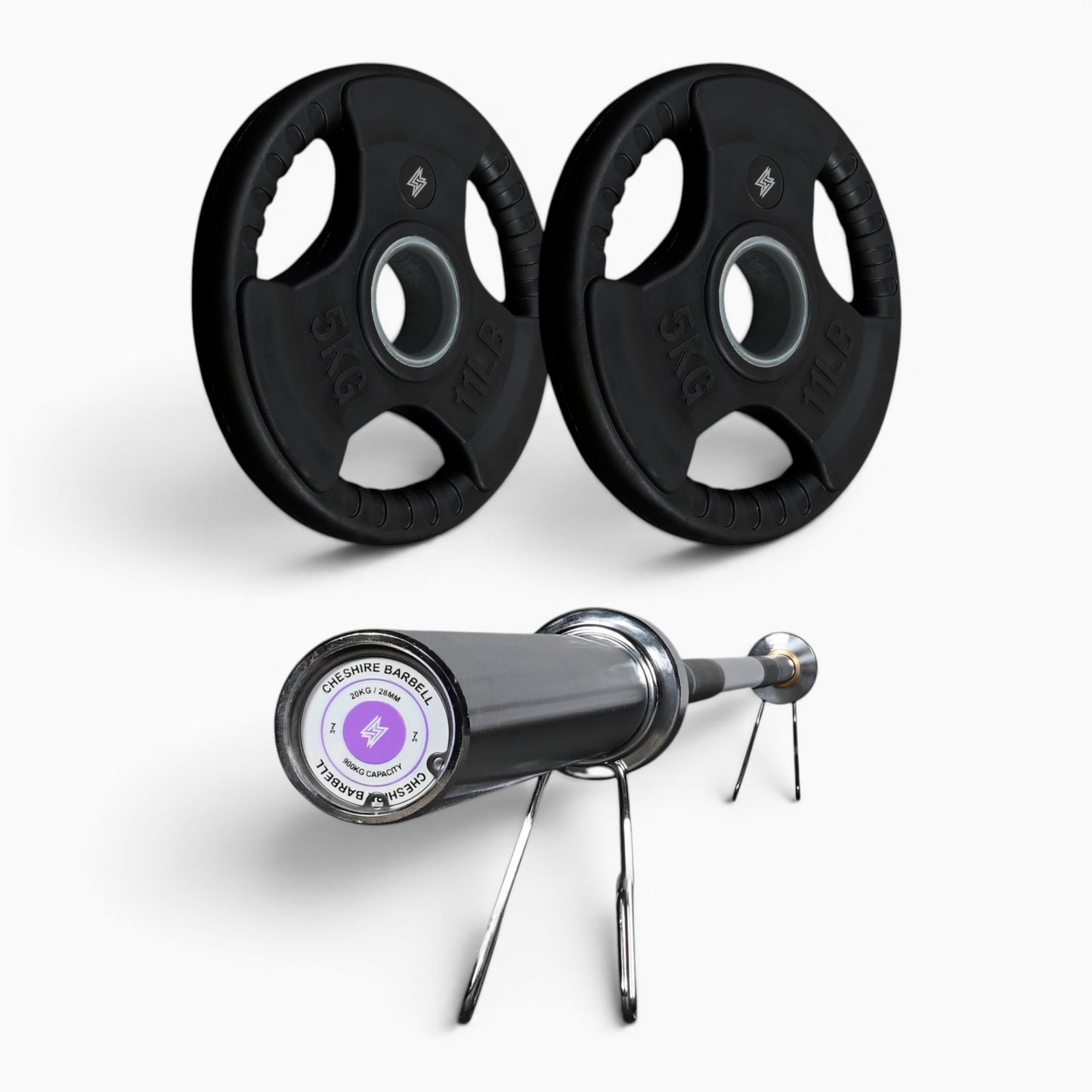 Tri-Grip Olympic Weight Plates