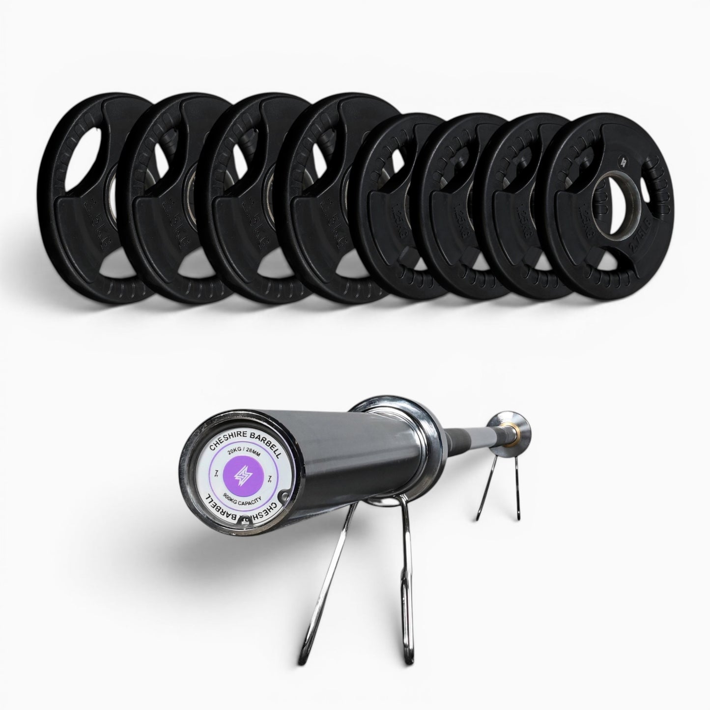 Tri-Grip Olympic Weight Plates