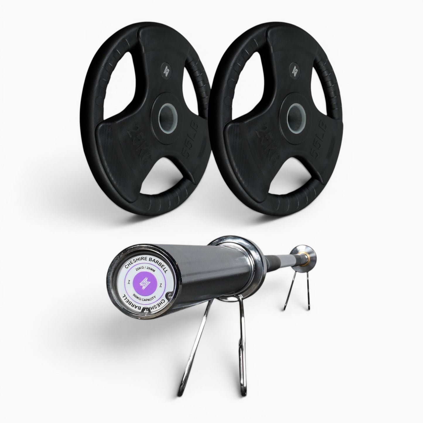 Tri-Grip Olympic Weight Plates