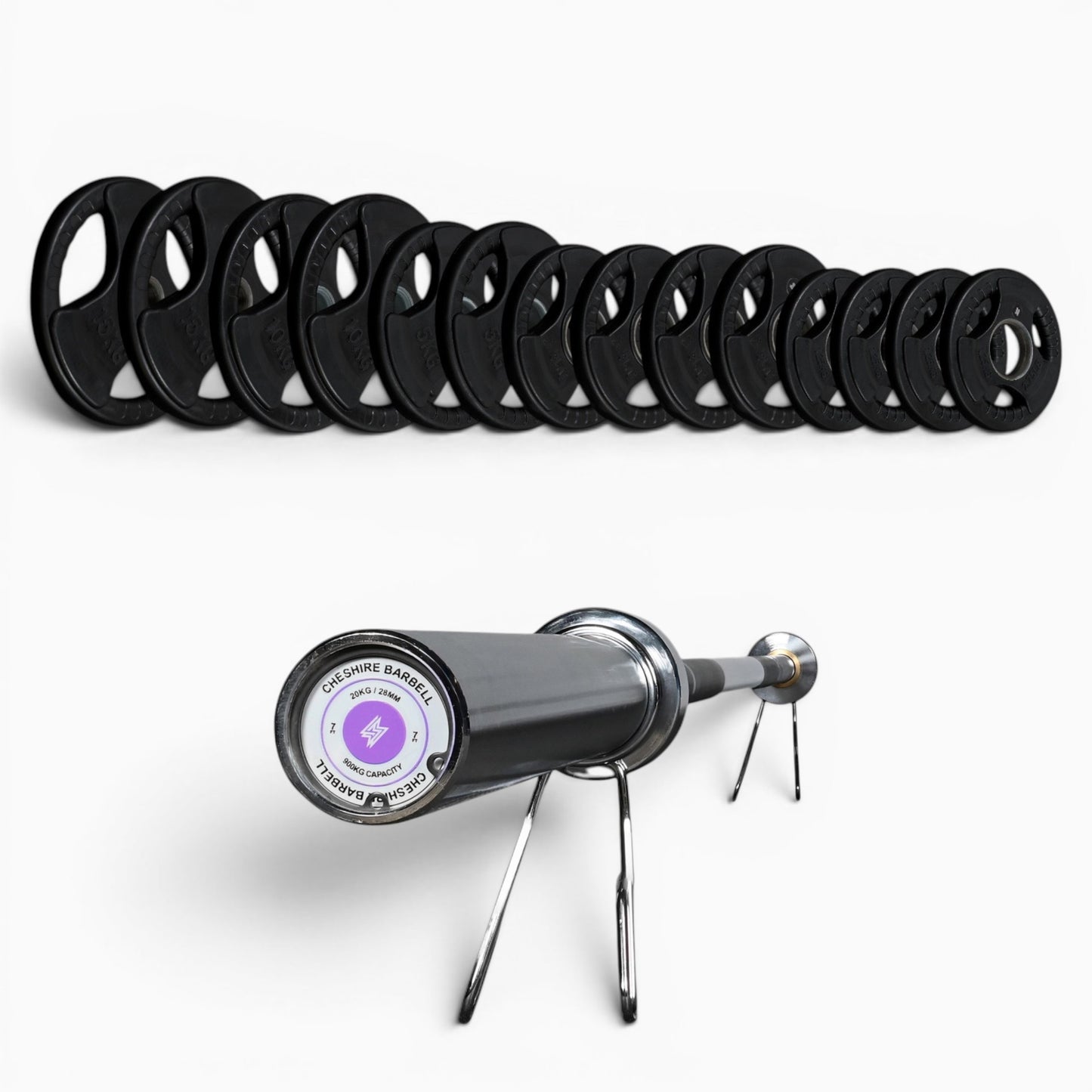 Tri-Grip Olympic Weight Plates