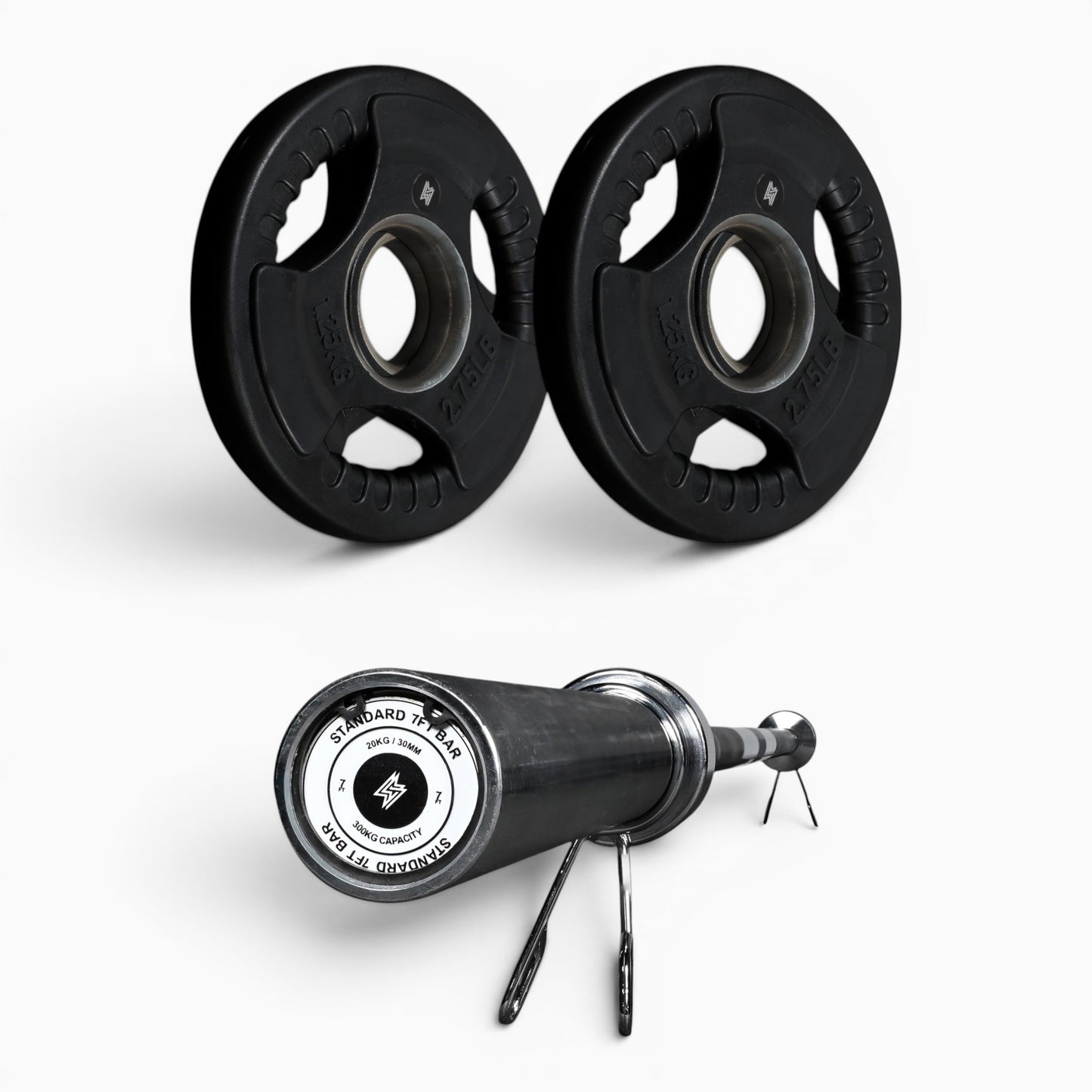 Tri-Grip Olympic Weight Plates