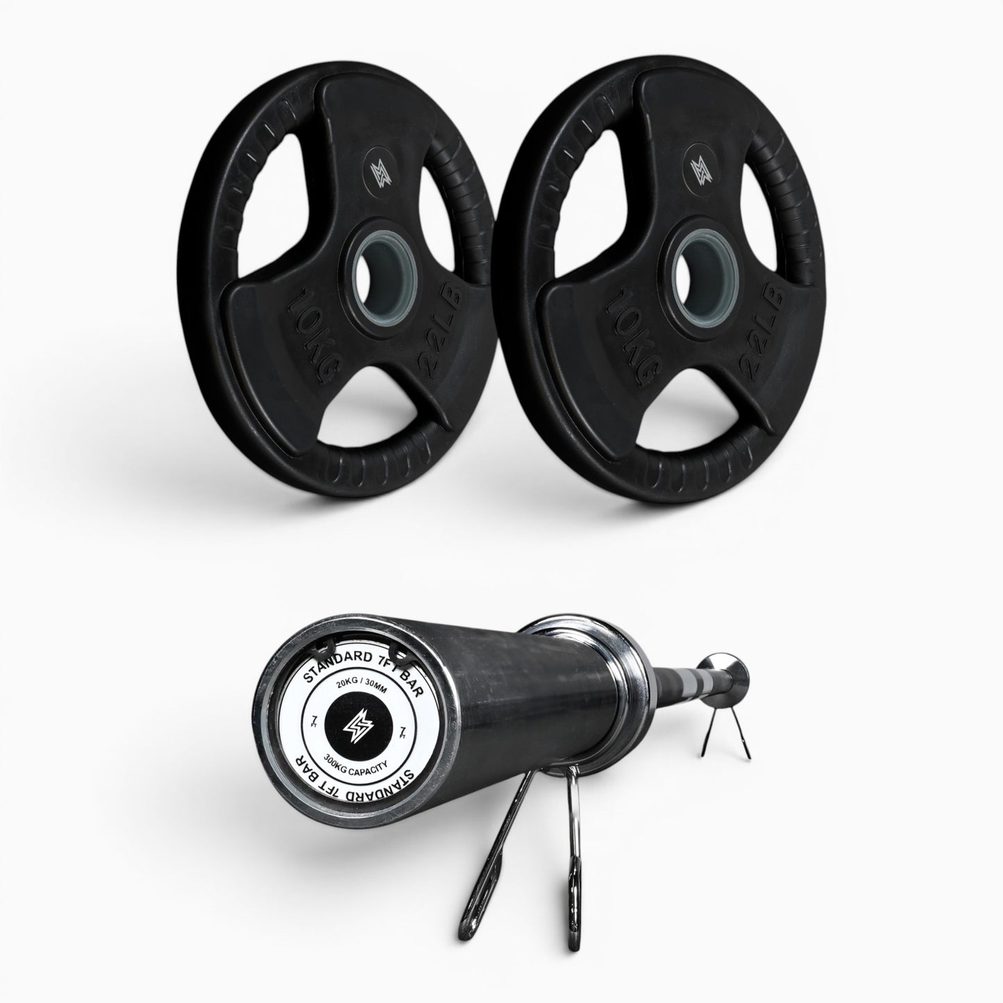 Tri-Grip Olympic Weight Plates