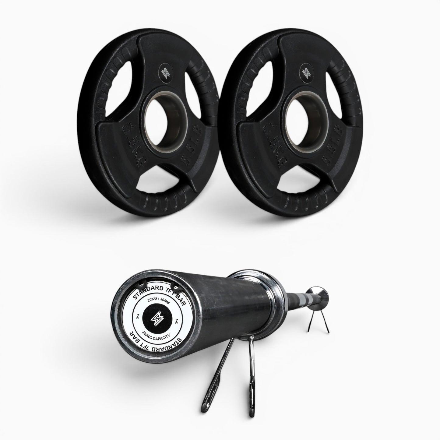 Tri-Grip Olympic Weight Plates