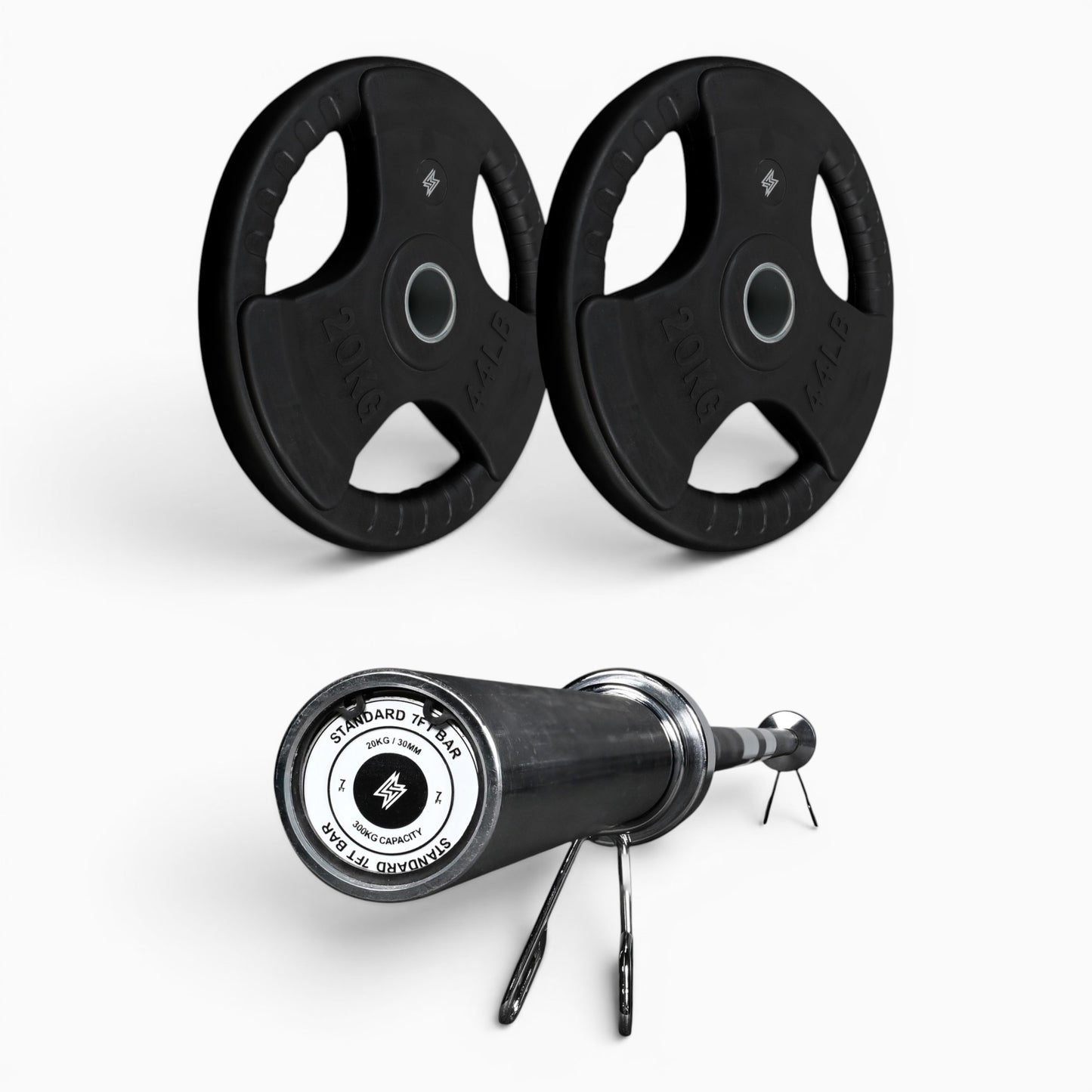 Tri-Grip Olympic Weight Plates