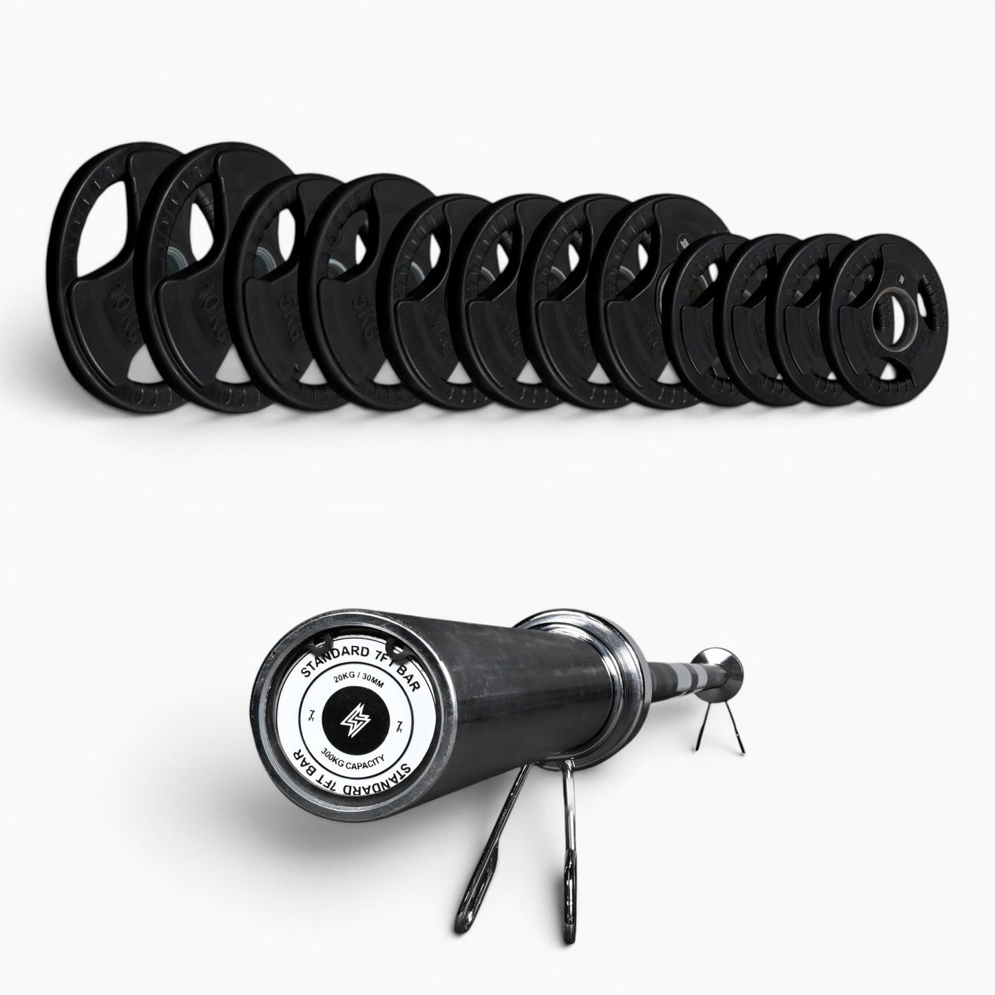 Tri-Grip Olympic Weight Plates