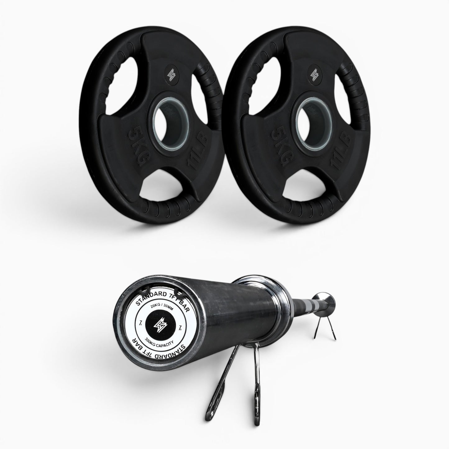 Tri-Grip Olympic Weight Plates
