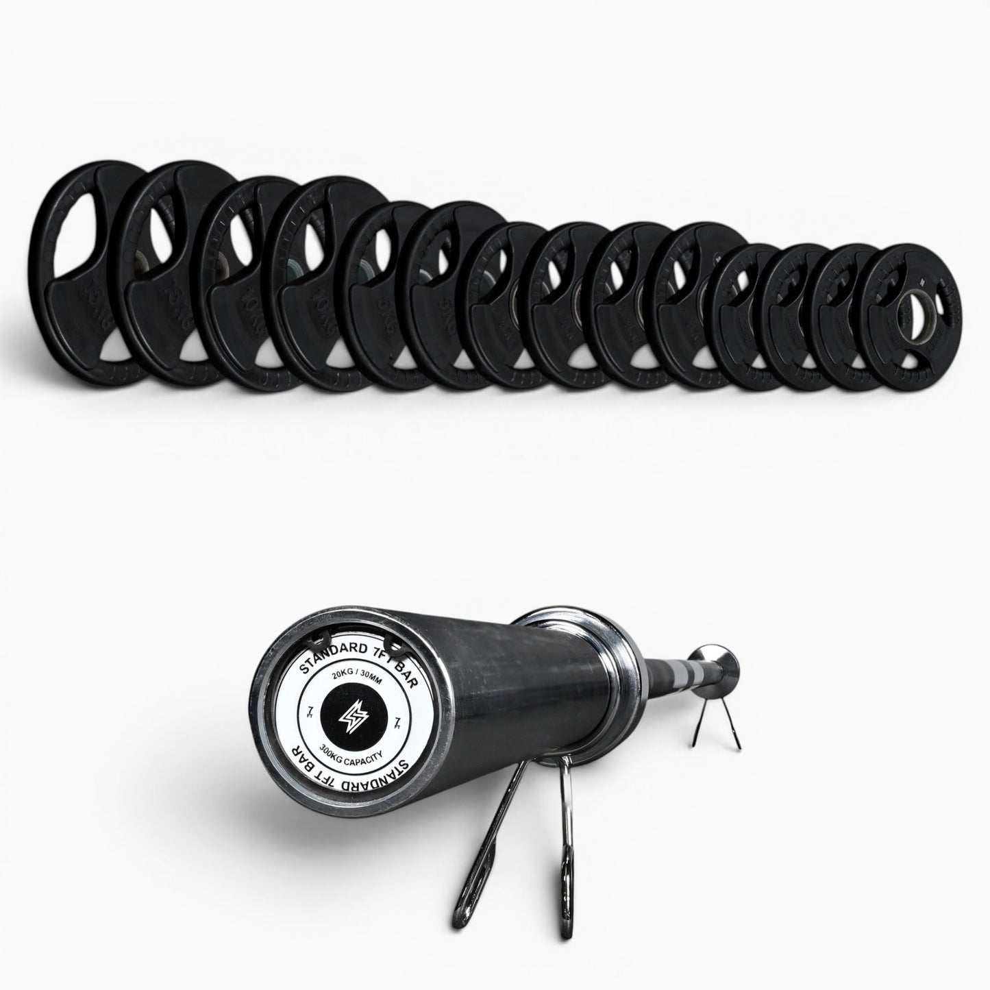 Tri-Grip Olympic Weight Plates