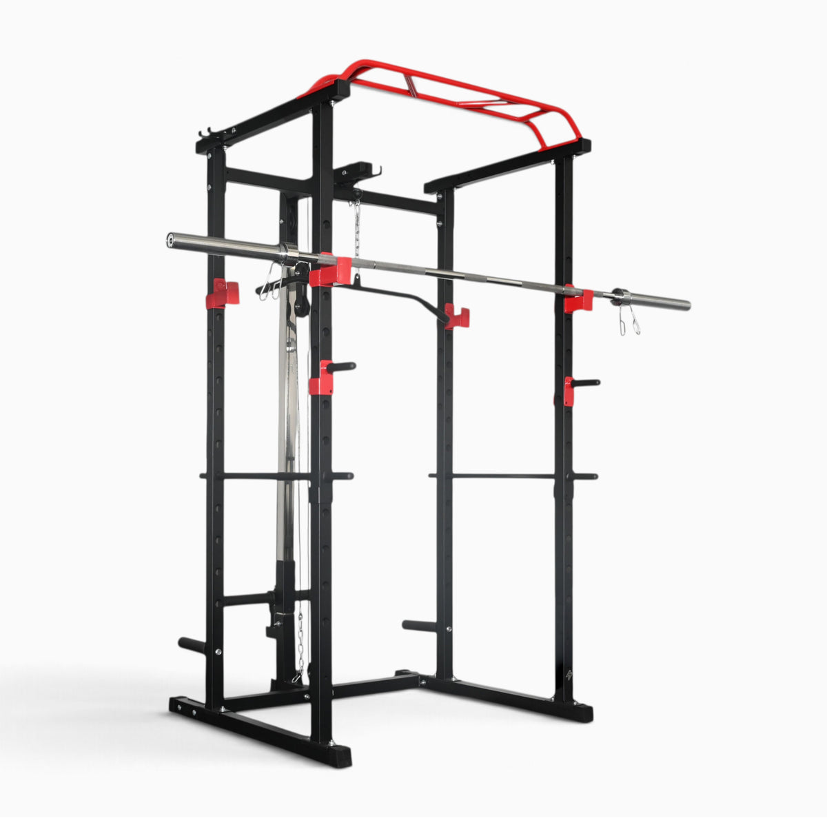 GymSets Power Cage with Cable Pulley