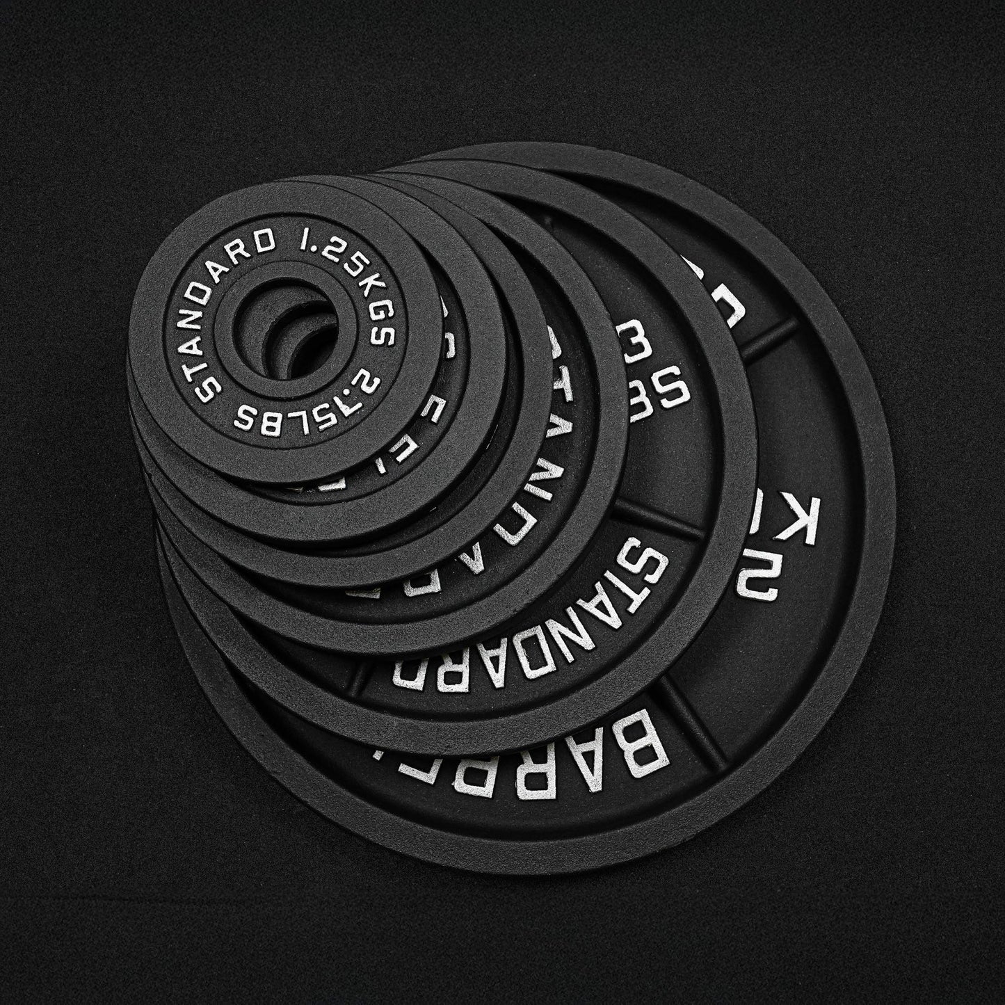 Cast Iron Plate & Hex Dumbbell Package
