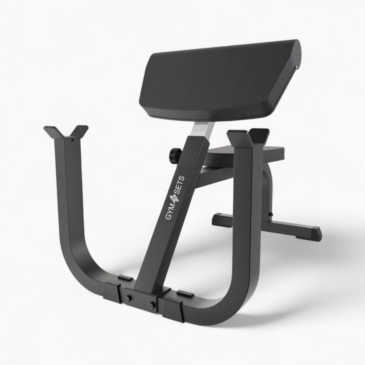 Adjustable Preacher Curl Bench, Bicep DB Incline EZ Bar Weight Set