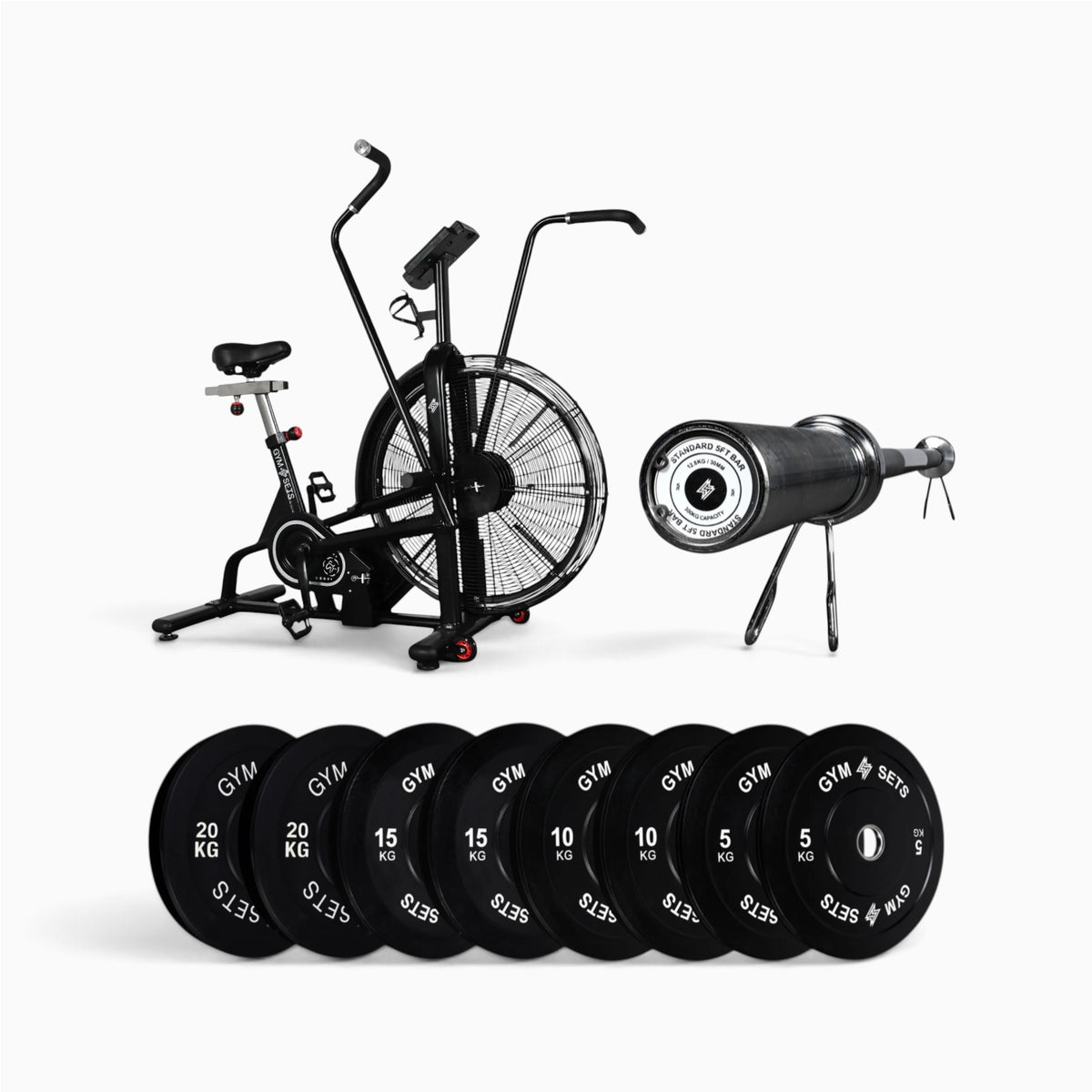 Assault Bike With Crossfit Package