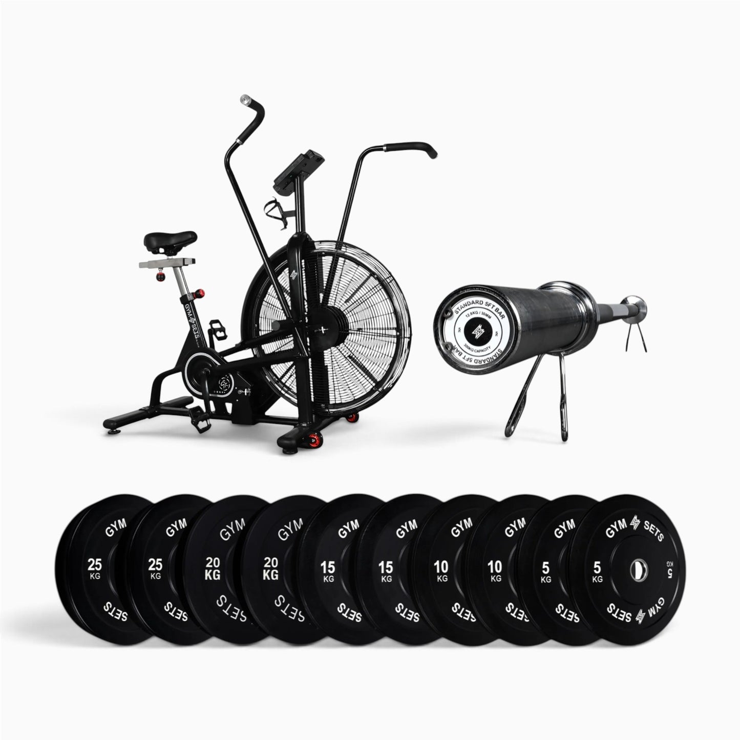 Assault Bike With Crossfit Package