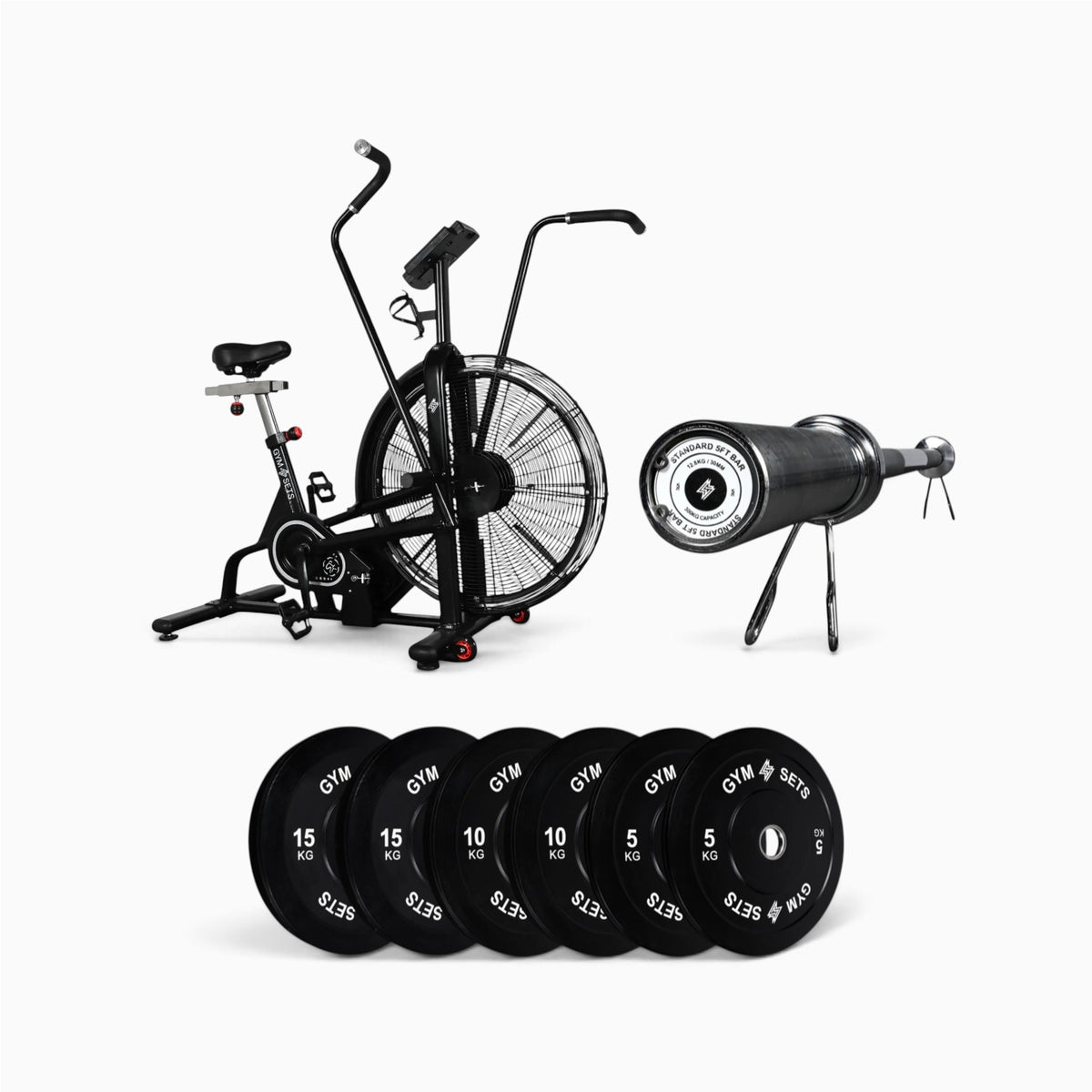 Assault Bike With Crossfit Package