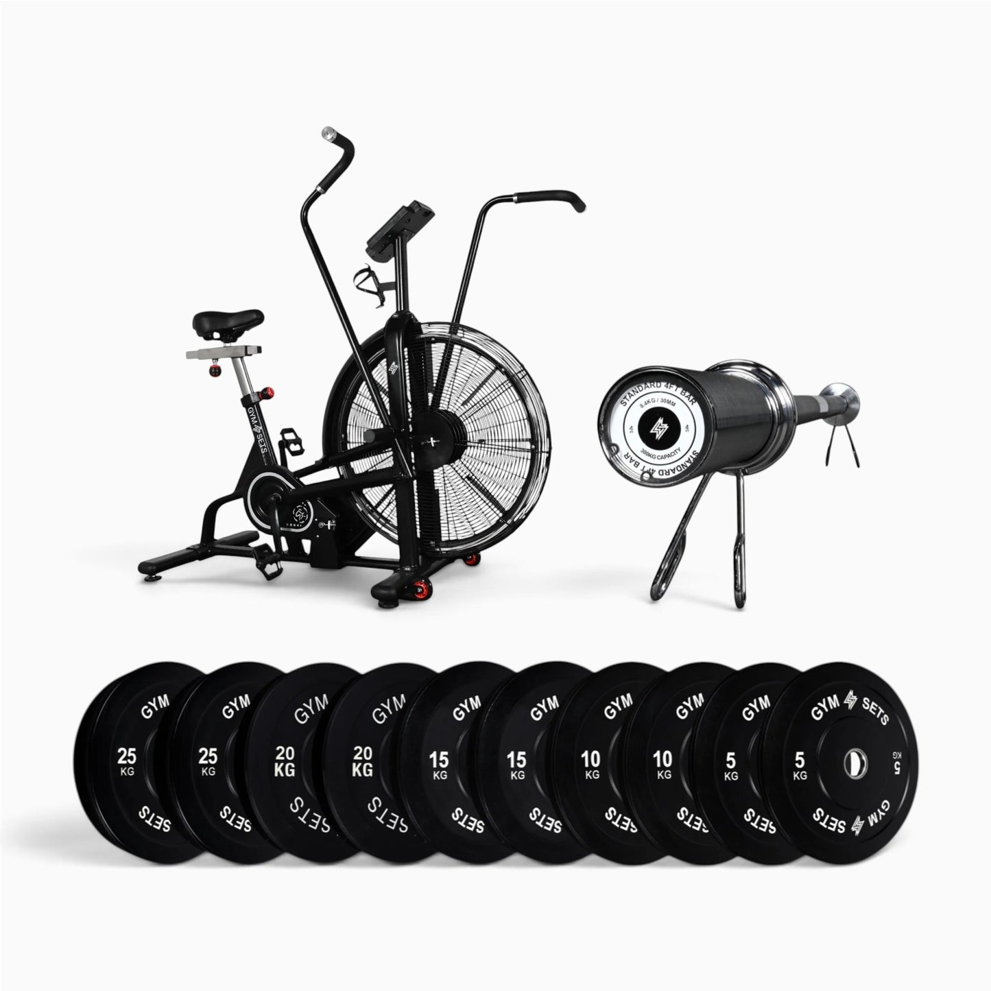 Assault Bike With Crossfit Package