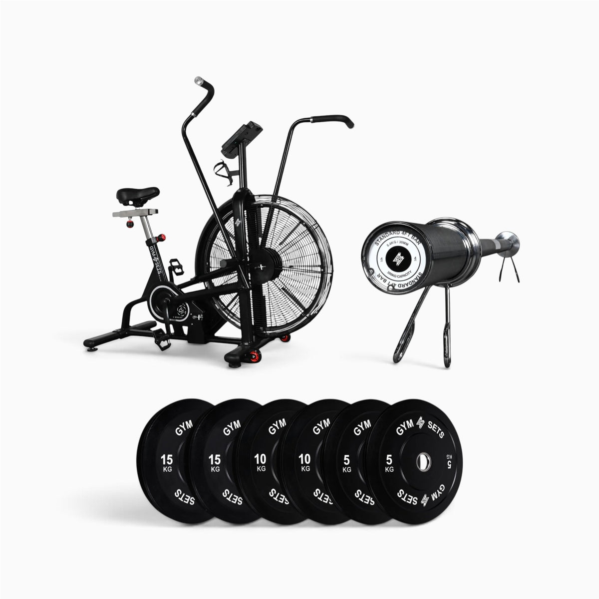 Assault Bike With Crossfit Package