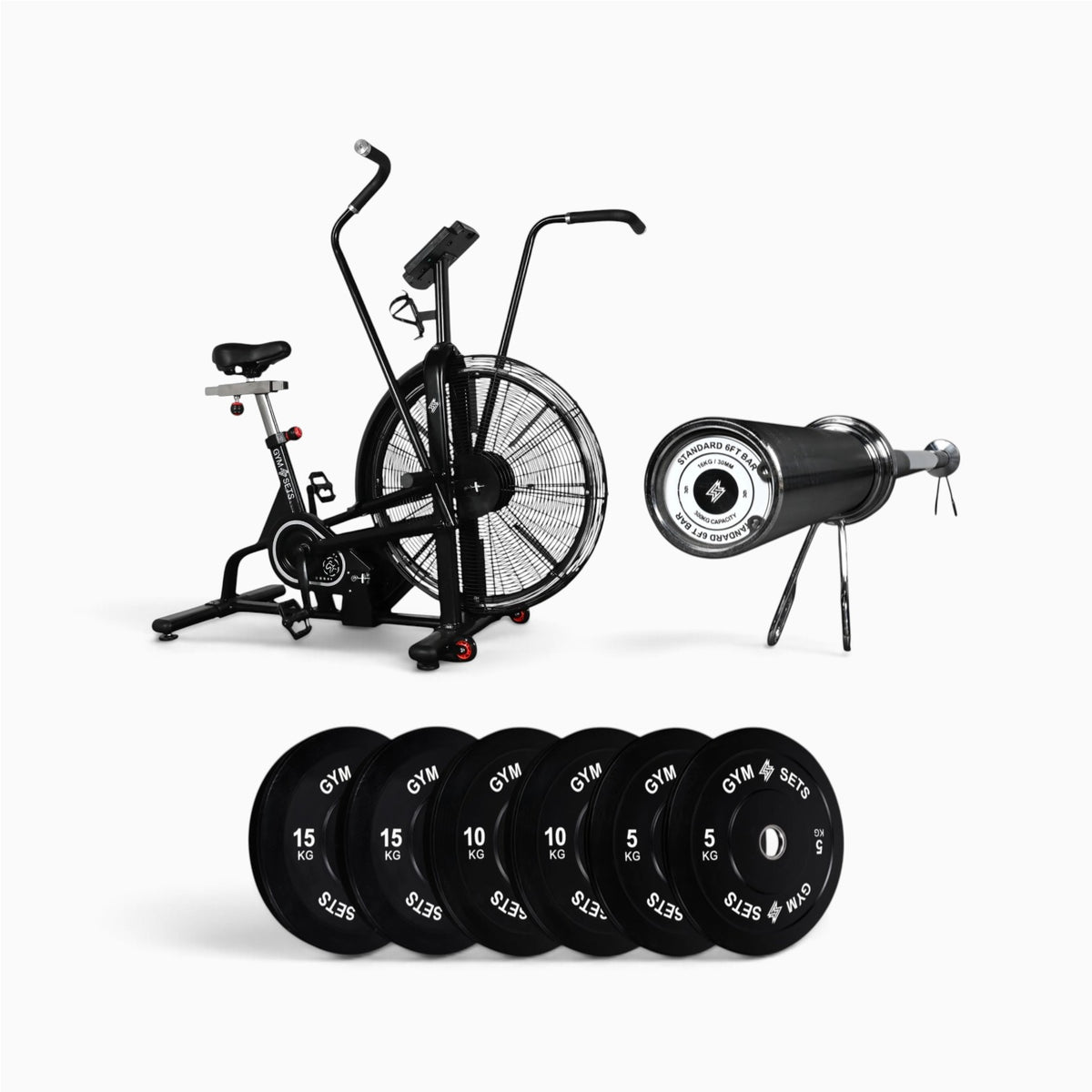 Assault Bike With Crossfit Package