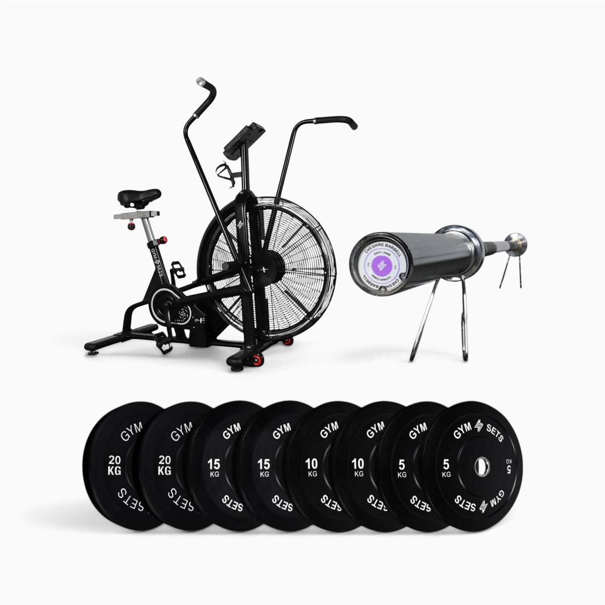 Assault Bike With Crossfit Package