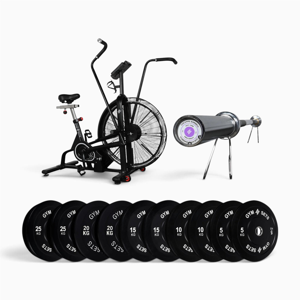 Assault Bike With Crossfit Package