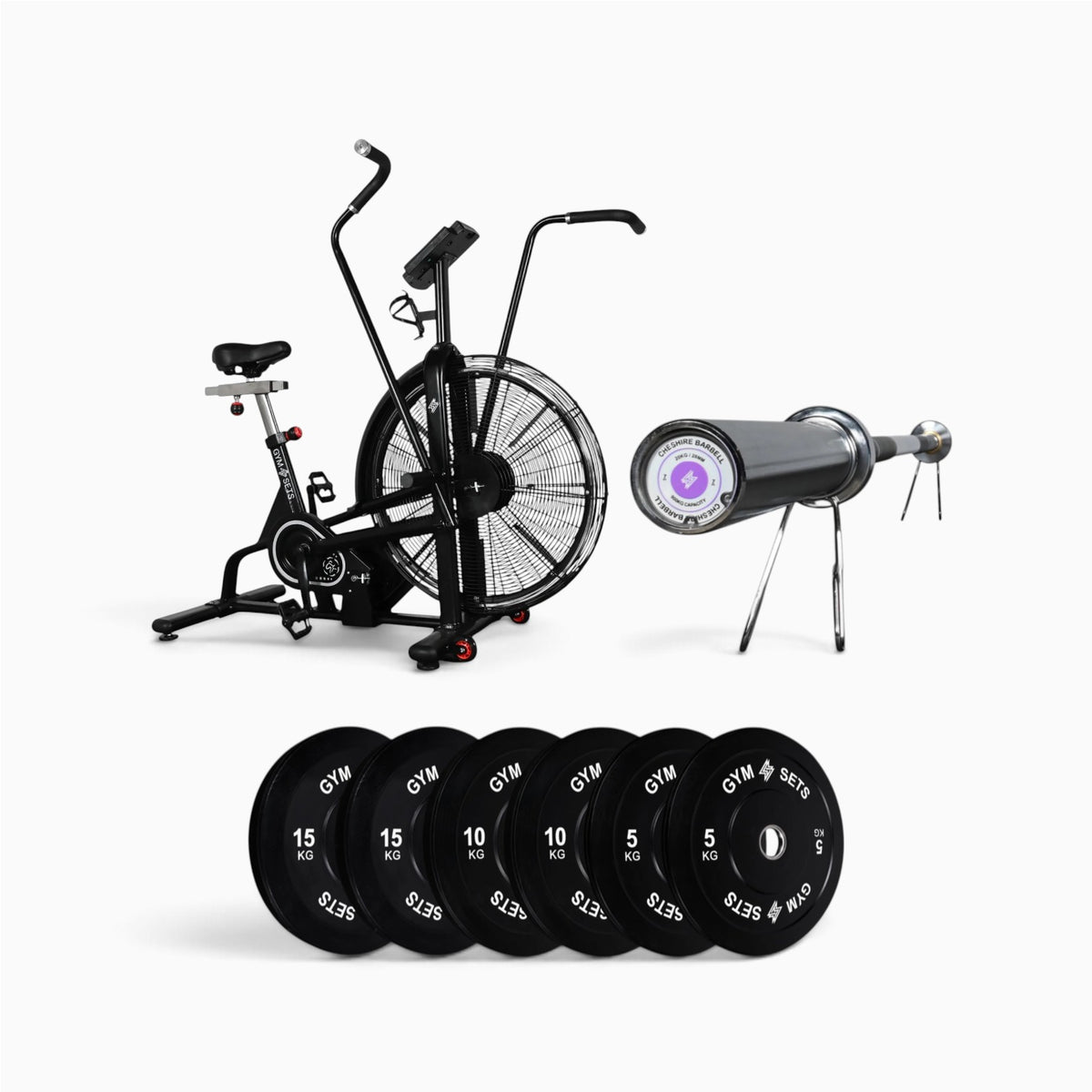 Assault Bike With Crossfit Package