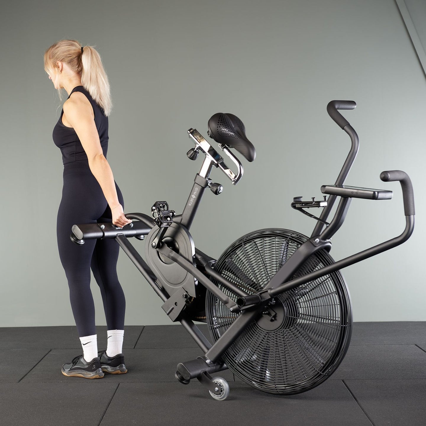 Assault Bike - Fitness Electronic Air Bicycle Home Gym Cycling Machine
