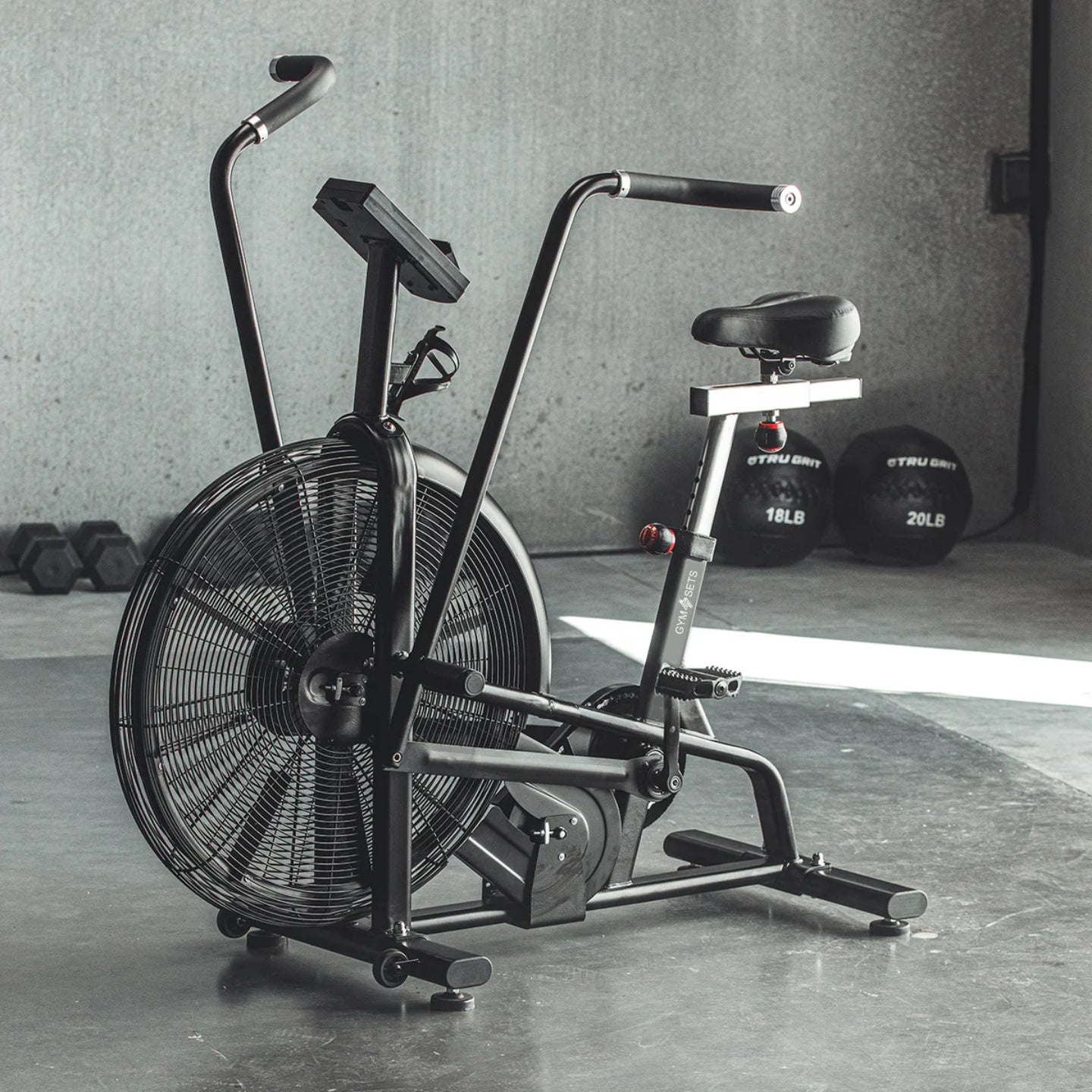 Assault Bike - Fitness Electronic Air Bicycle Home Gym Cycling Machine
