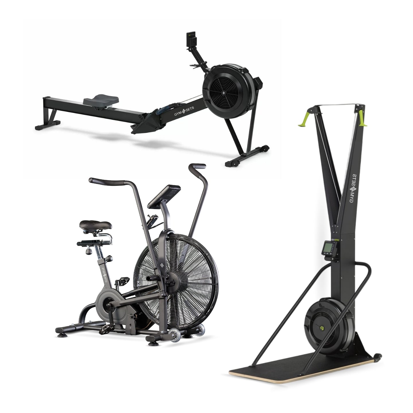 Assault Bike - Fitness Electronic Air Bicycle Home Gym Cycling Machine