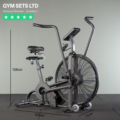 Assault Bike - Fitness Electronic Air Bicycle Home Gym Cycling Machine 55