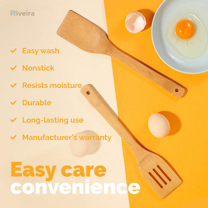 Bamboo Wood Cooking Utensils & Gadgets Spoons Set Kitchen Wooden Tool