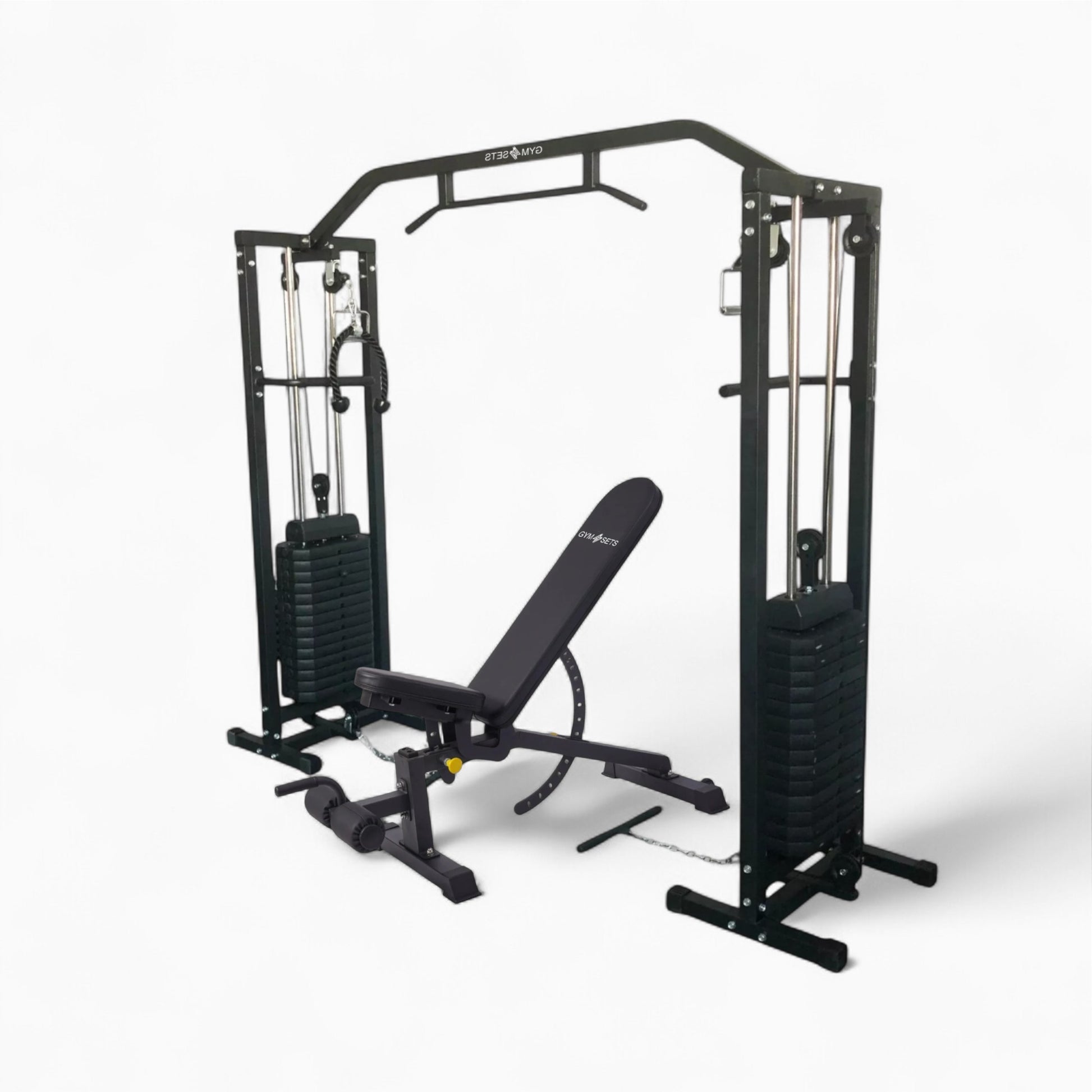 Cable Crossover Machine With 180kg Weight Stacks. Premium Cross Over Equipment With High And Low Pulley System For Full-Body Strength Training At Home. Shop Now