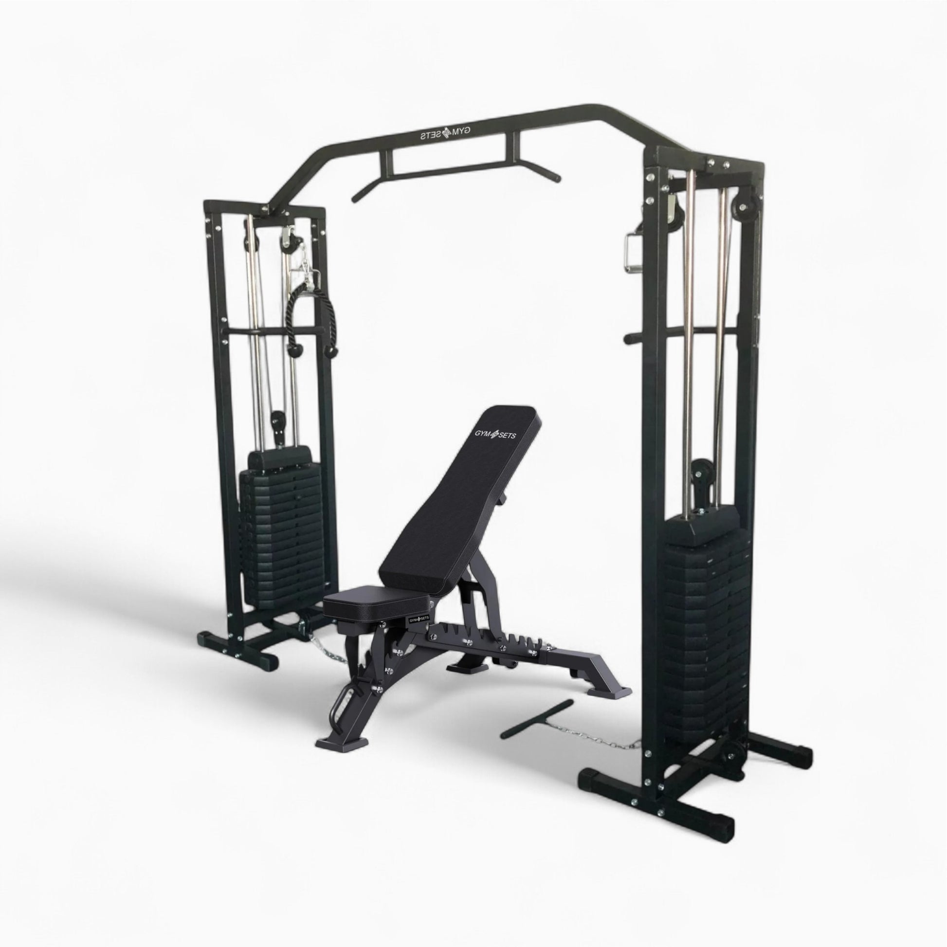 Cable Crossover Machine With 180kg Weight Stacks. Premium Cross Over Equipment With High And Low Pulley System For Full-Body Strength Training At Home. Shop Now