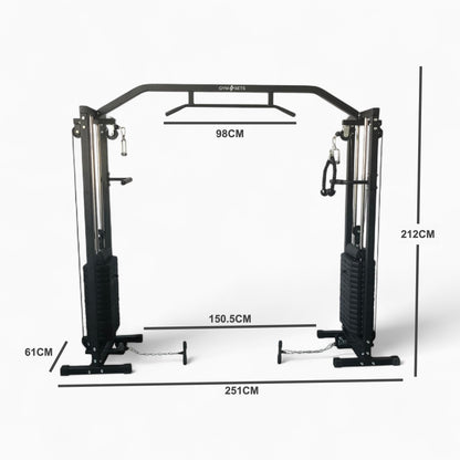 Cable Crossover Machine With 180kg Weight Stacks. Premium Cross Over Equipment With High And Low Pulley System For Full-Body Strength Training At Home. Shop Now