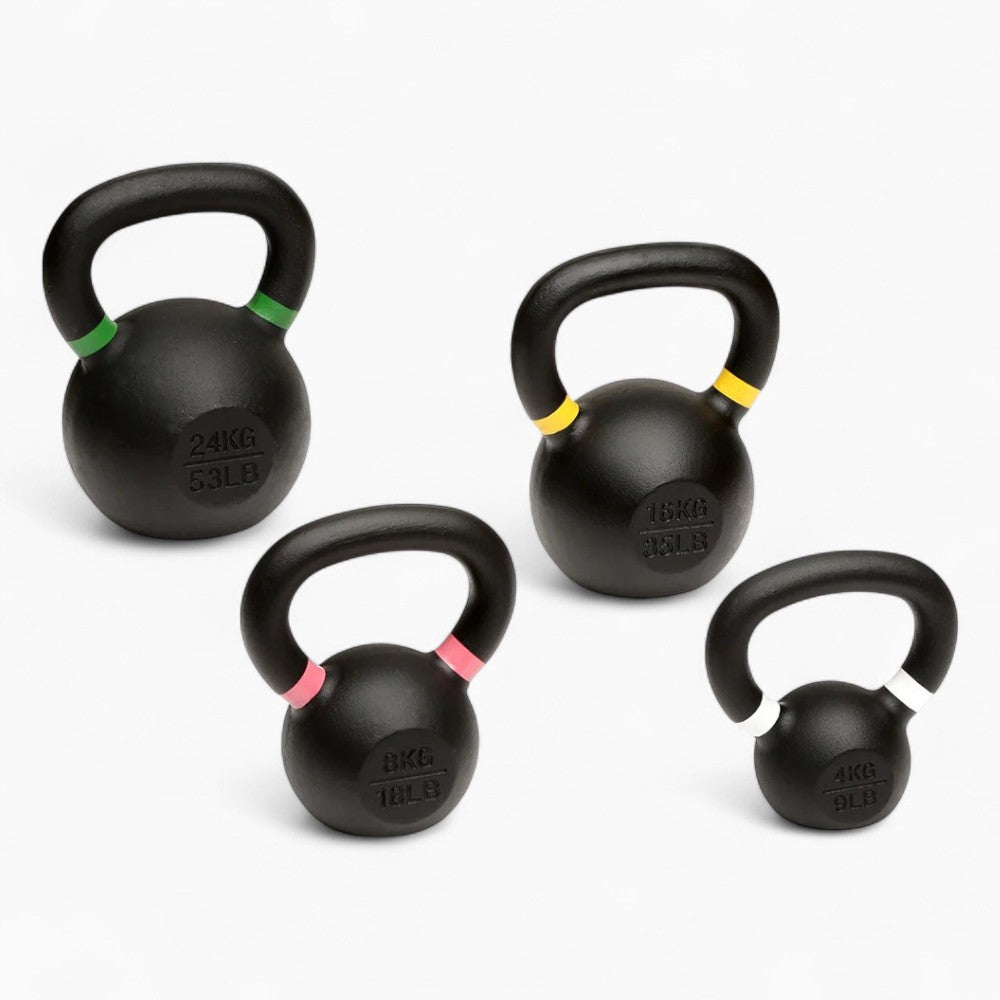 Cast Iron Kettlebells Swinging Set Weight Home Gym 2 4 8 10 16 20 kg 