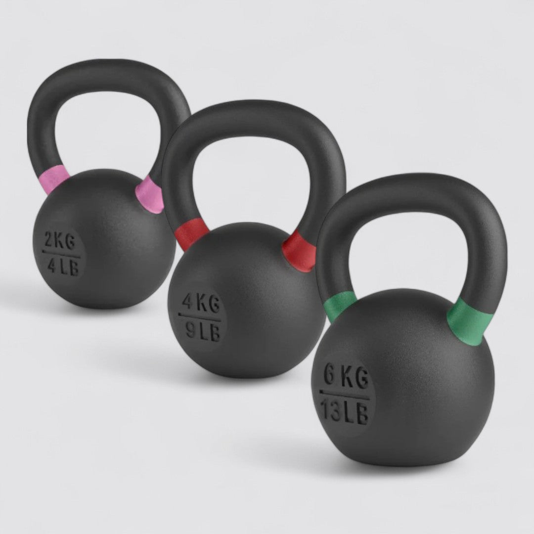 Cast Iron Kettlebells Swinging Set Weight Home Gym 2 4 8 10 16 20 kg 