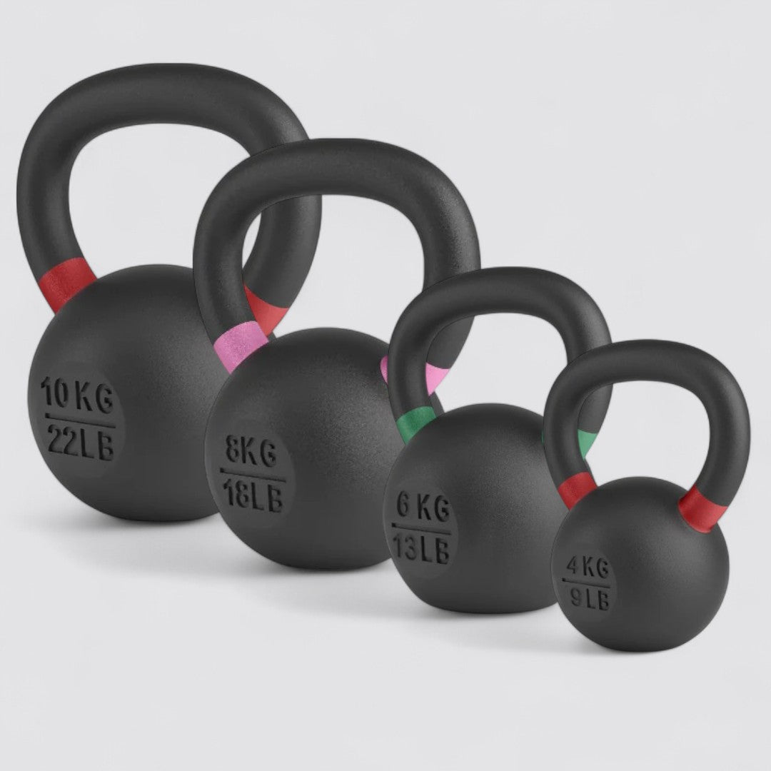 Cast Iron Kettlebells Swinging Set Weight Home Gym 2 4 8 10 16 20 kg 