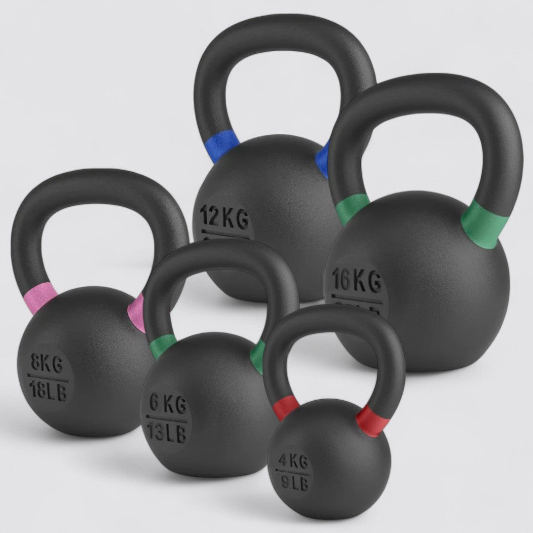 Cast Iron Kettlebells Swinging Set Weight Home Gym 2 4 8 10 16 20 kg 