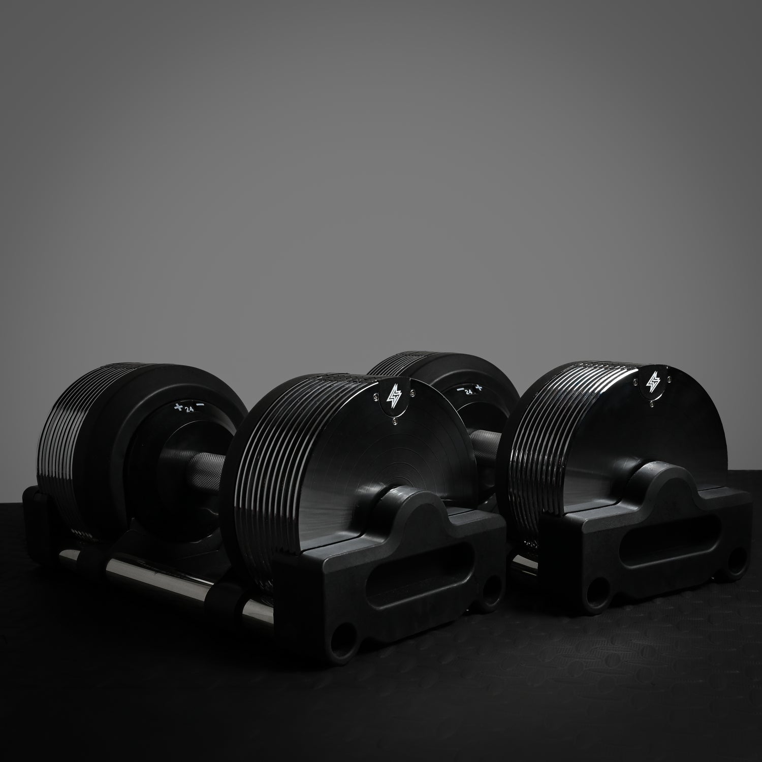 Chrome Adjustable Dumbbells 3-36kg – Premium Commercial Metal