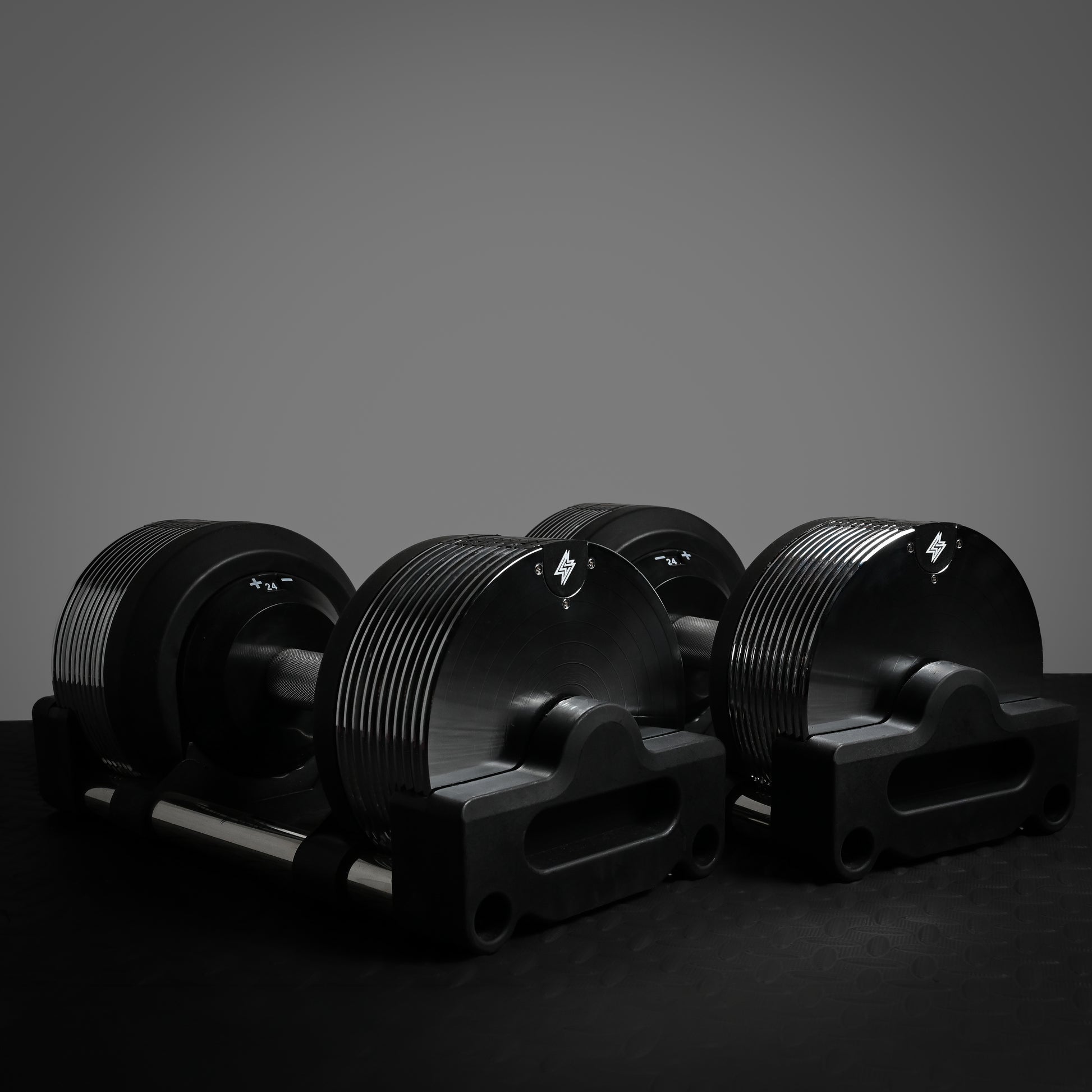 Chrome Adjustable Dumbbells 3-36kg – Premium Commercial Metal