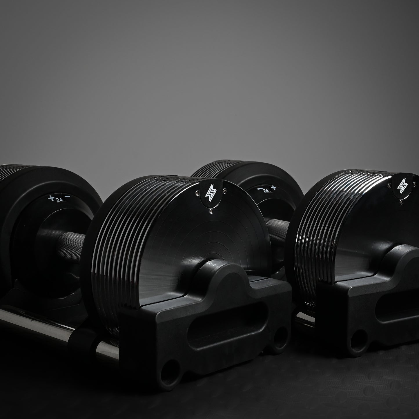 Chrome Adjustable Dumbbells 3-36kg – Premium Commercial Metal
