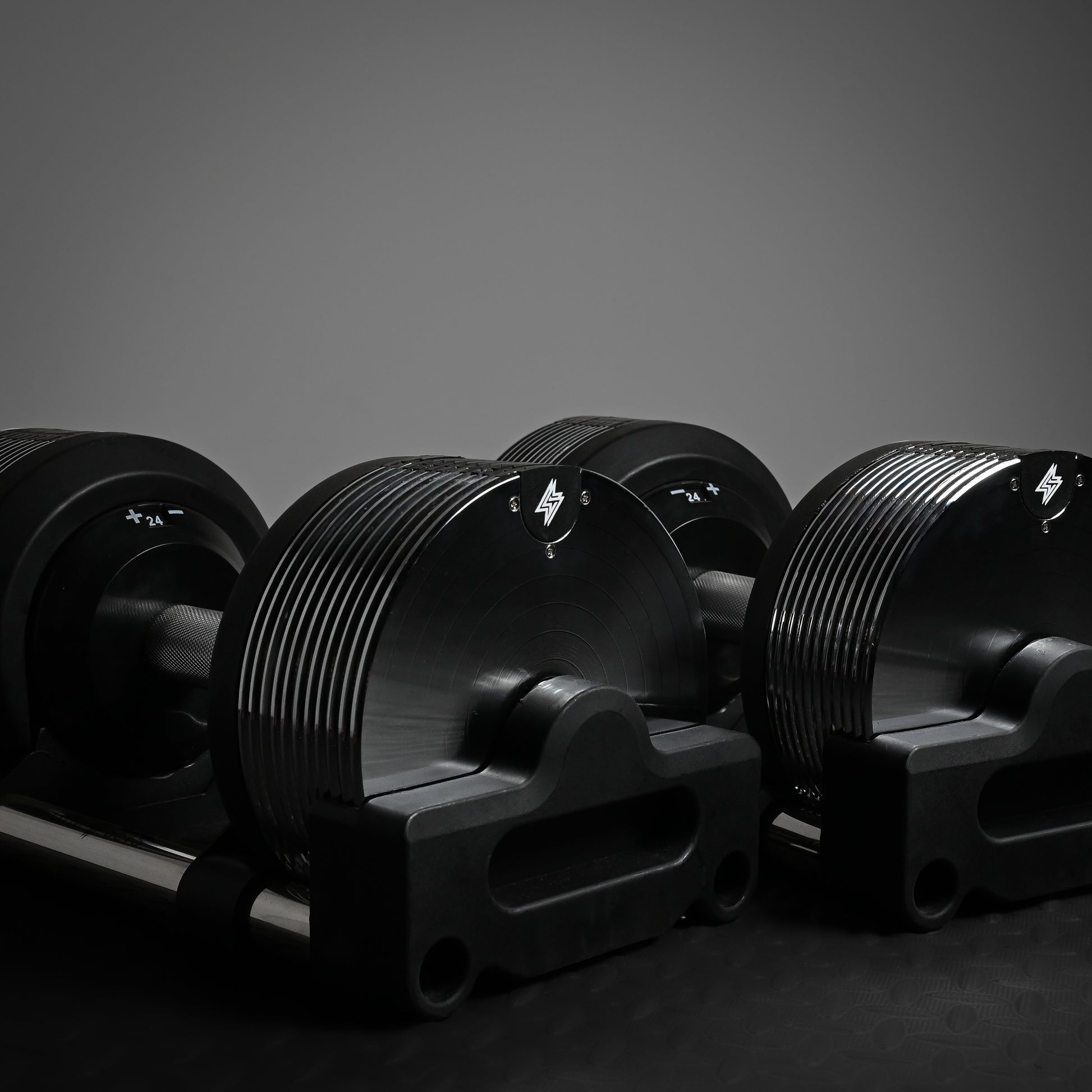 Chrome Adjustable Dumbbells 3-36kg – Premium Commercial Metal