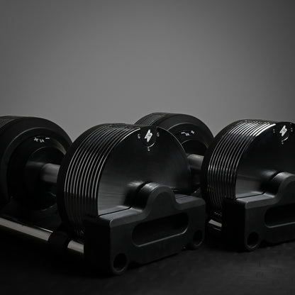 Chrome Adjustable Dumbbells 3-36kg – Premium Commercial Metal