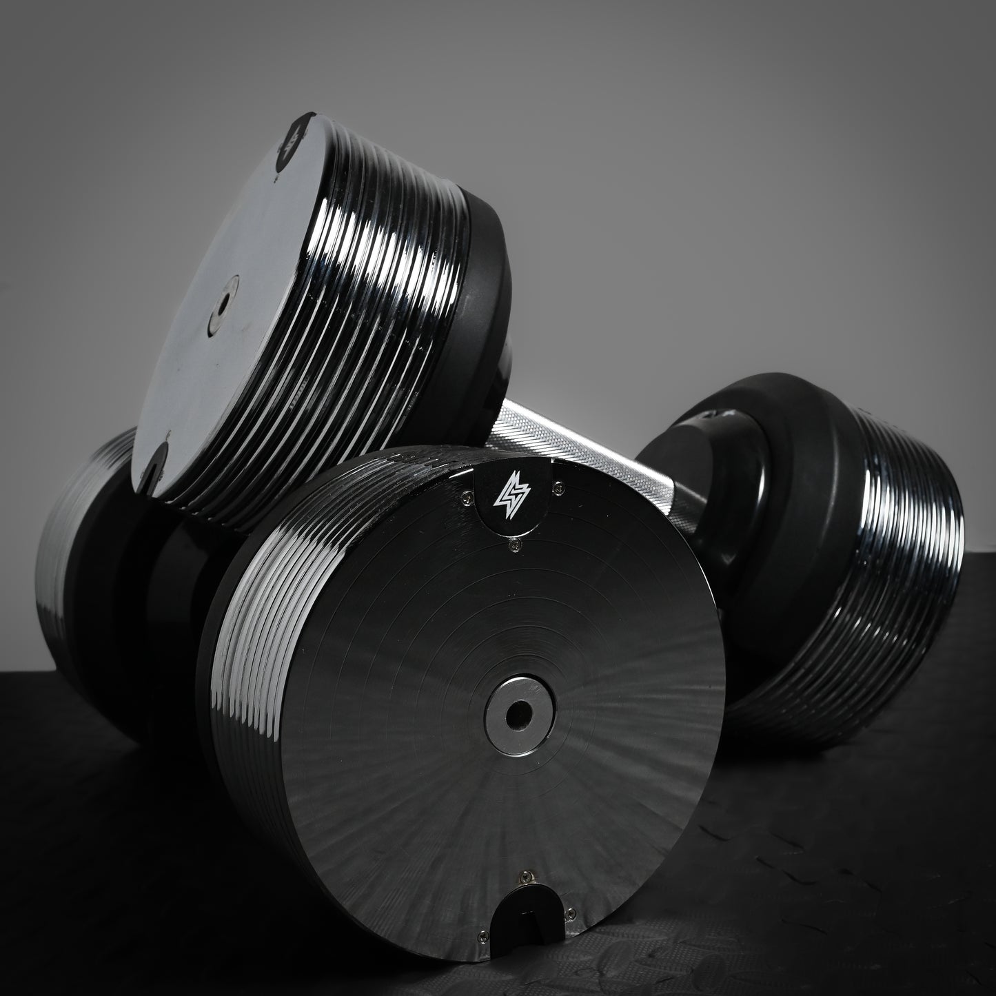 Chrome Adjustable Dumbbells 3-36kg – Premium Commercial Metal