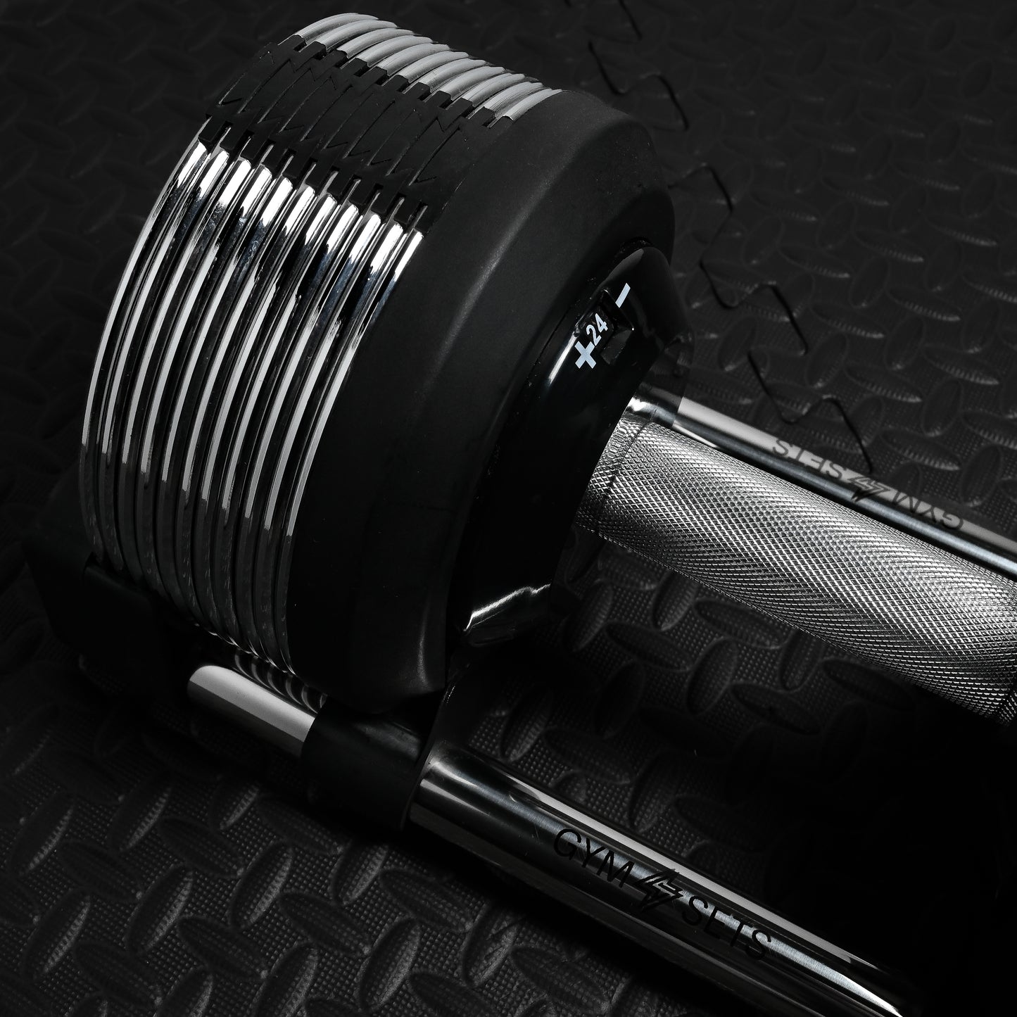 Chrome Adjustable Dumbbells 3-36kg – Premium Commercial Metal