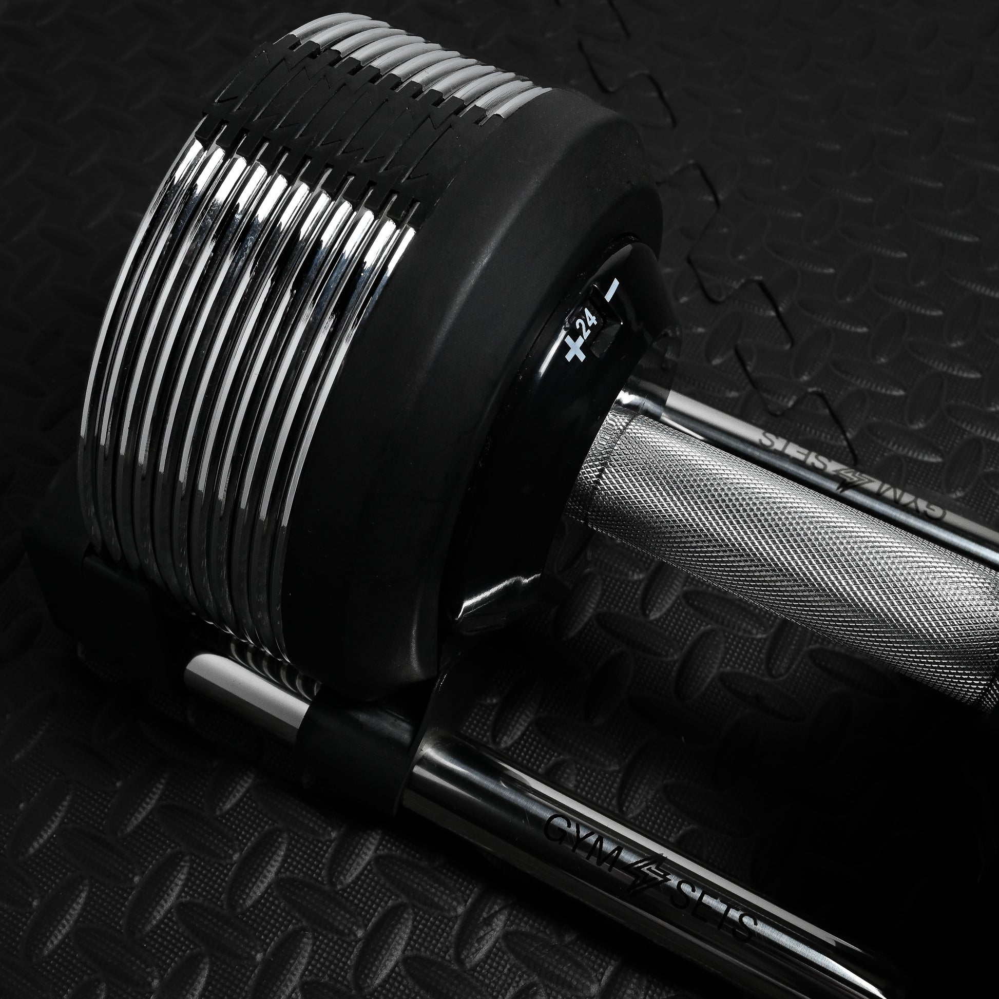Chrome Adjustable Dumbbells 3-36kg – Premium Commercial Metal