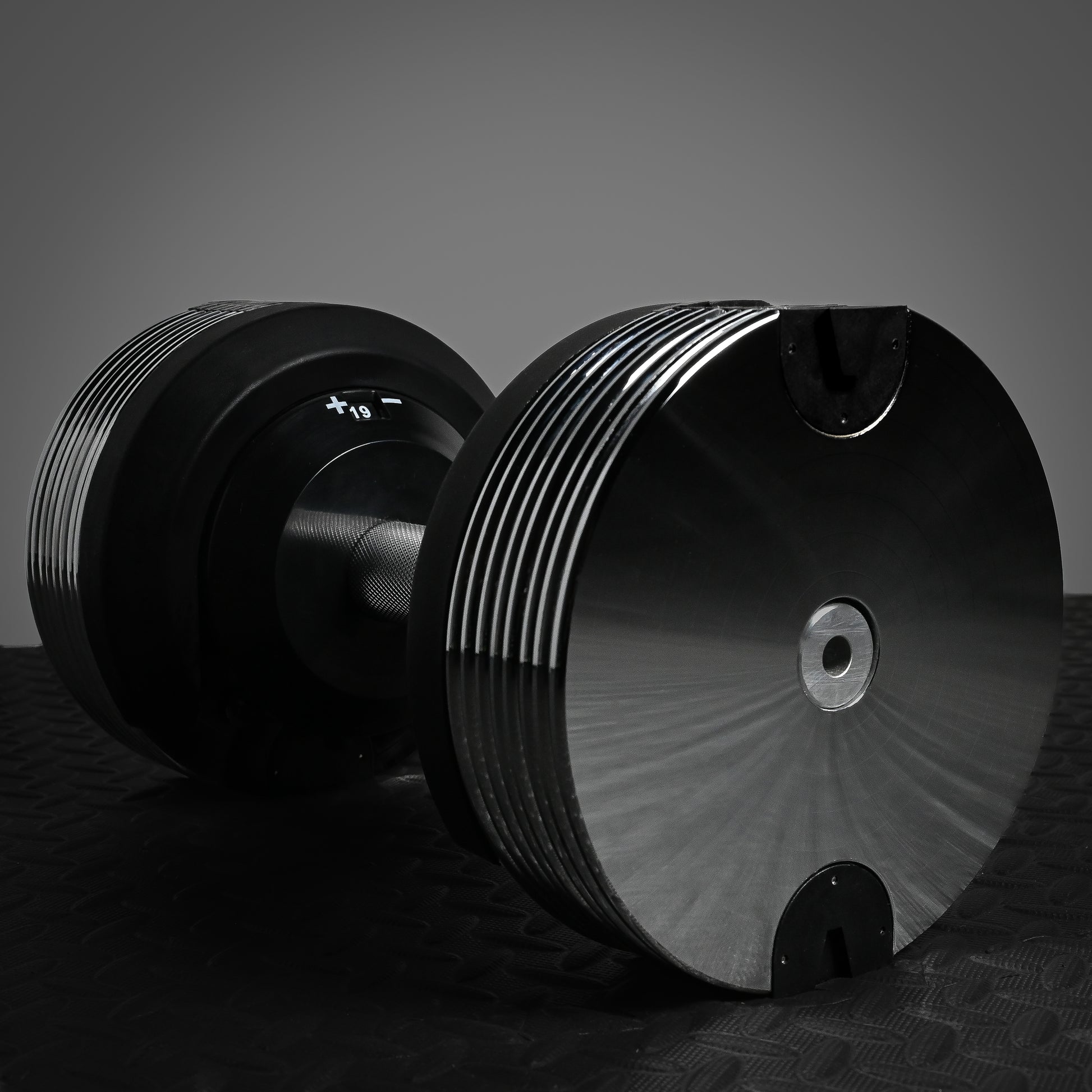 Chrome Adjustable Dumbbells 3-36kg – Premium Commercial Metal