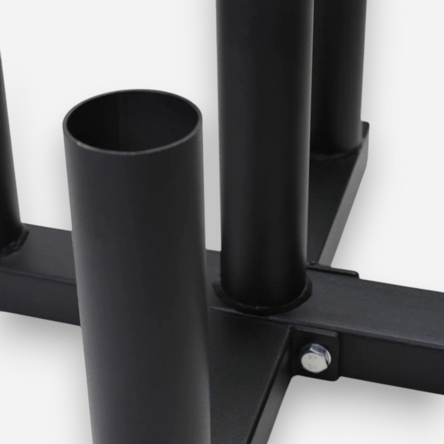 Commercial Barbell Holder, 5 Bars Floor Vertical Rack Hanger Ez Ground