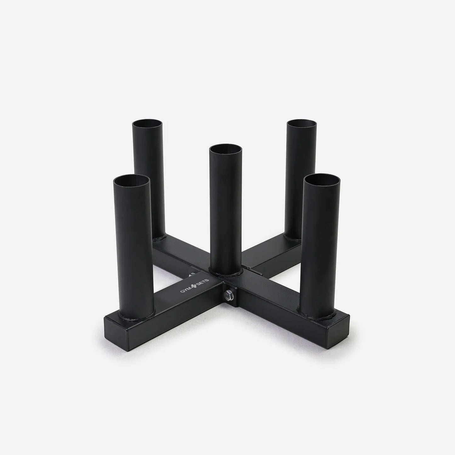 Commercial Barbell Holder, 5 Bars Floor Vertical Rack Hanger Ez Ground