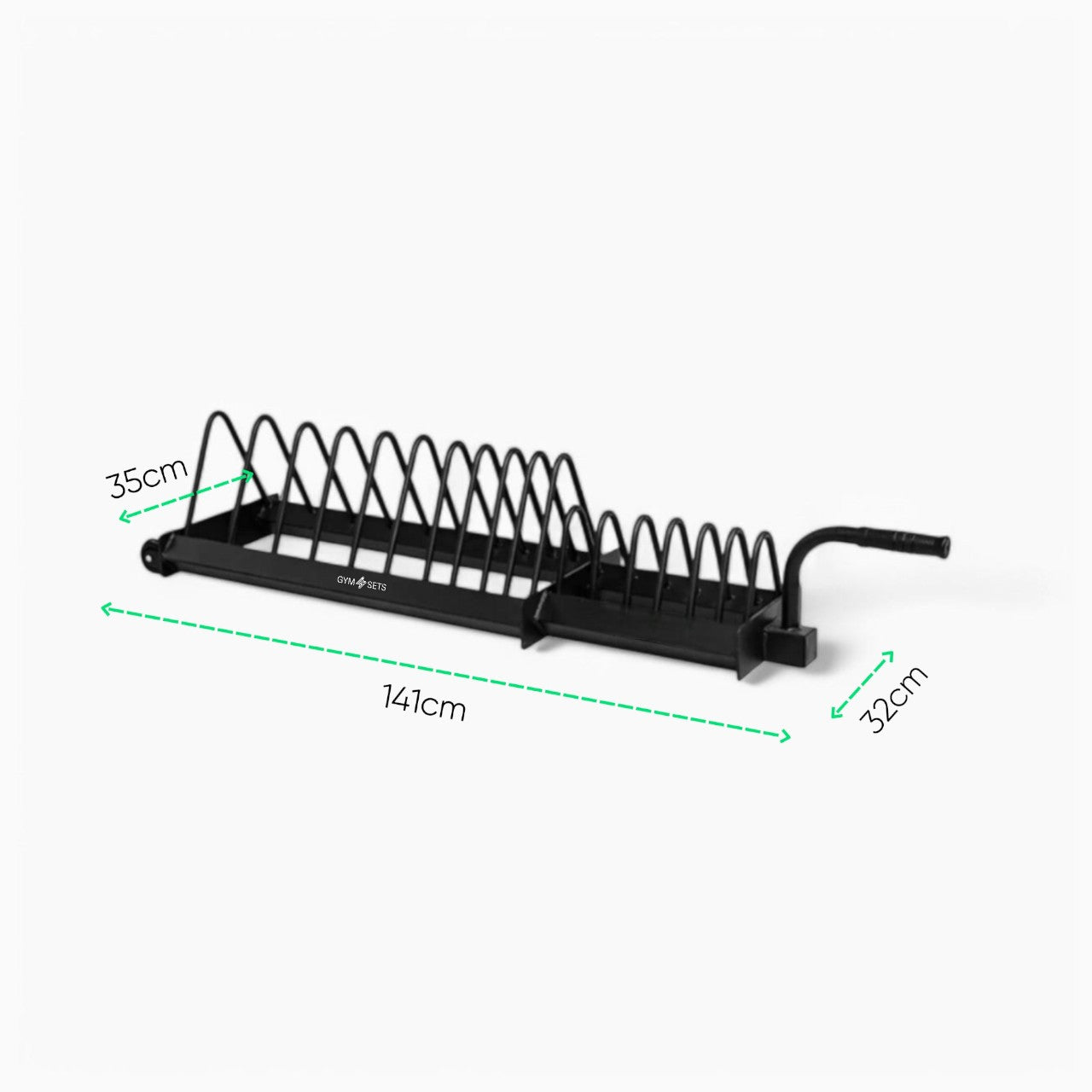 Commercial Large Weight Plate Storage Rack Wide Bumper Set For Gym And Home - Heavy-Duty Solution For Organising Olympic Plates In Any Fitness Space. Buy Now.